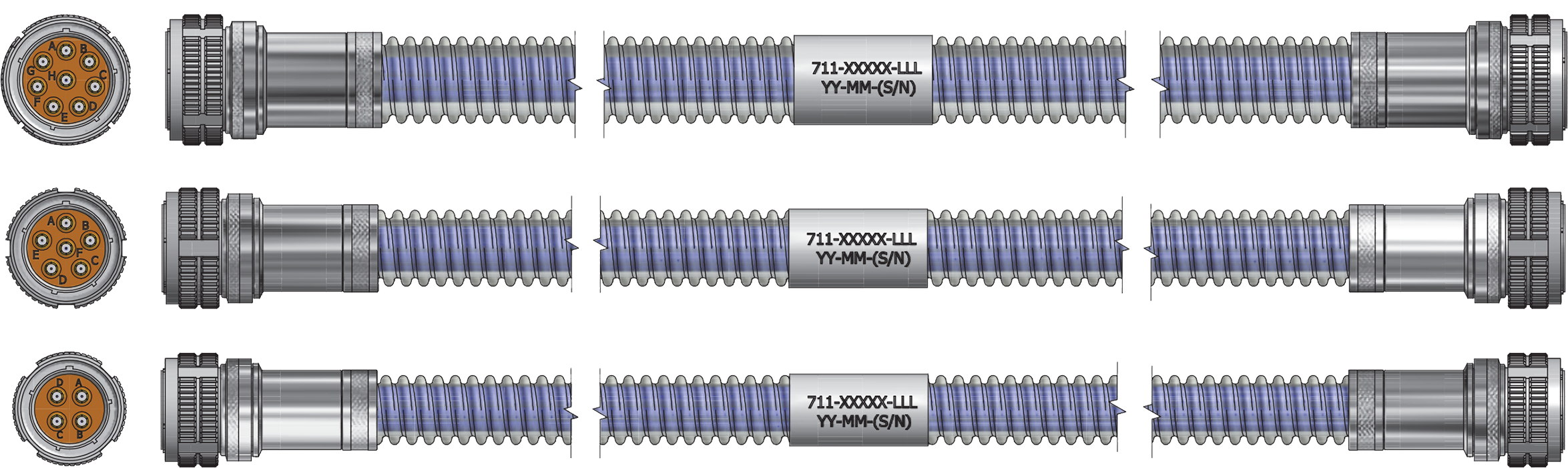 Circular Connector Assembly 711 Series