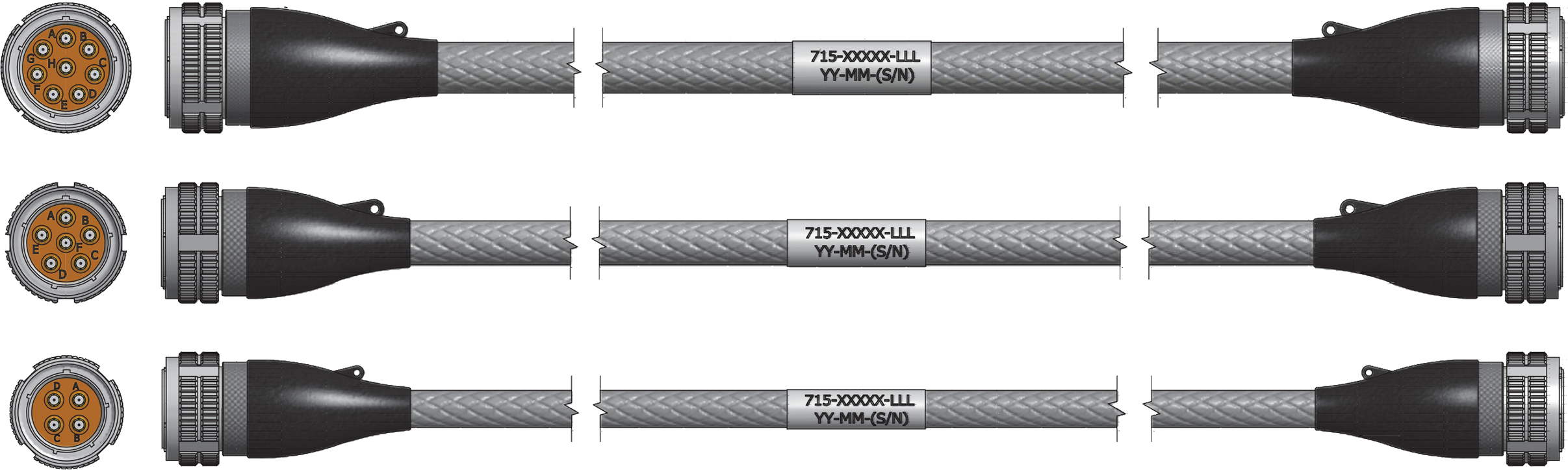 Circular Connector Assembly 715 Series