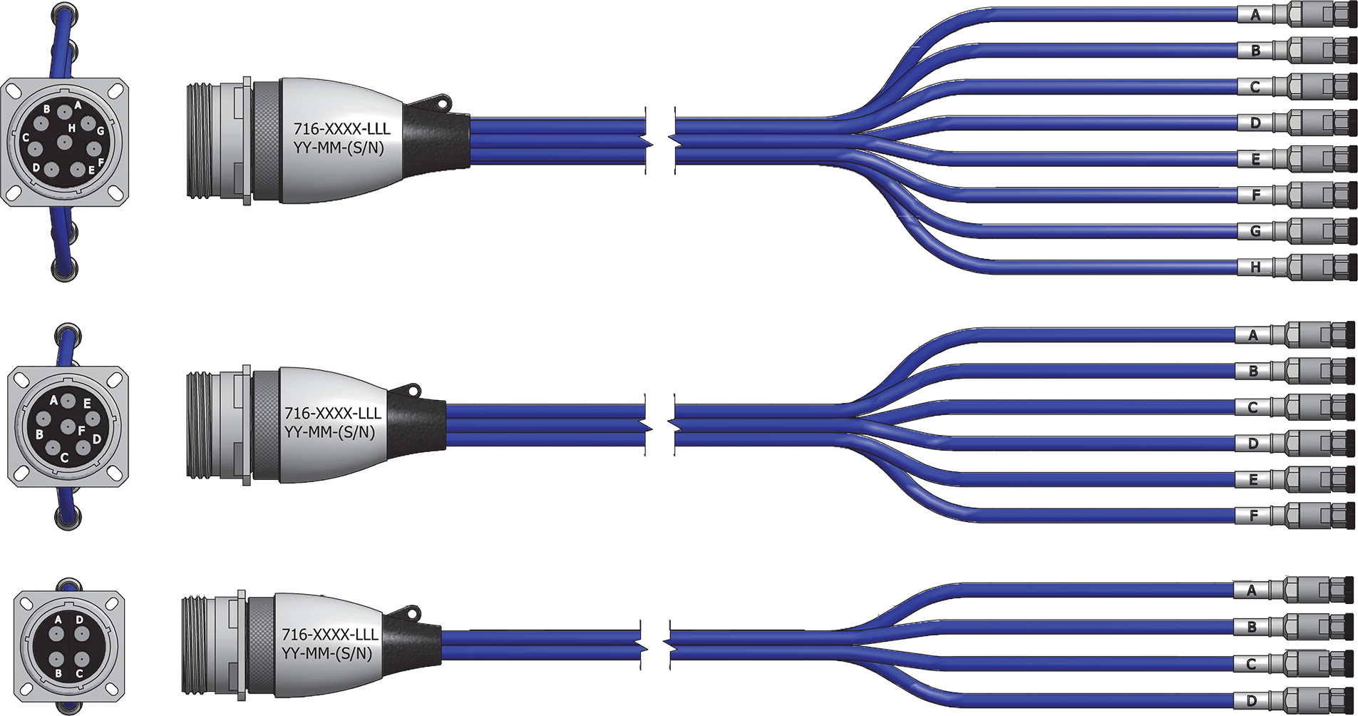 Circular Connector Assembly 716 Series